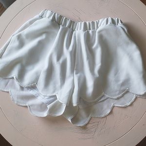White Dress Shorts